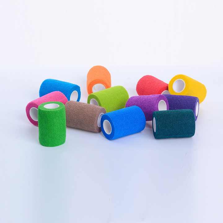 ضمادة ساق حصان مطبوعة عالية اللصق ذاتي . Self Adhesive Printed Horse Leg Bandage -m Long