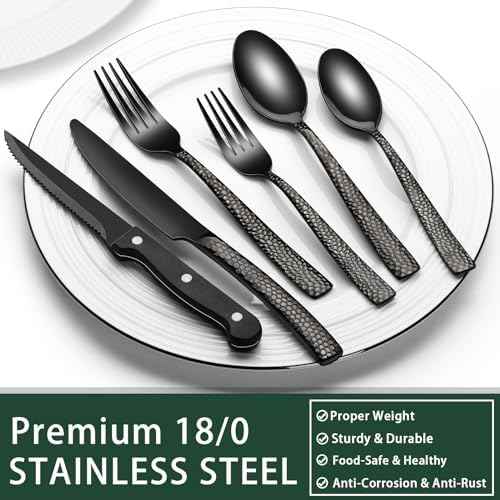 Hammered Silverware -طقم أدوات