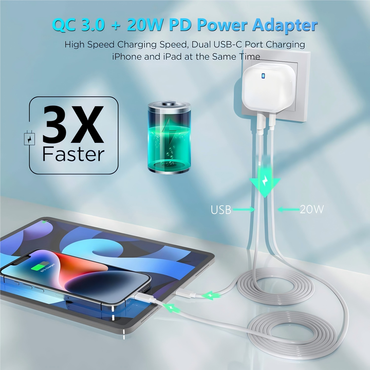 Fast charging wall charger