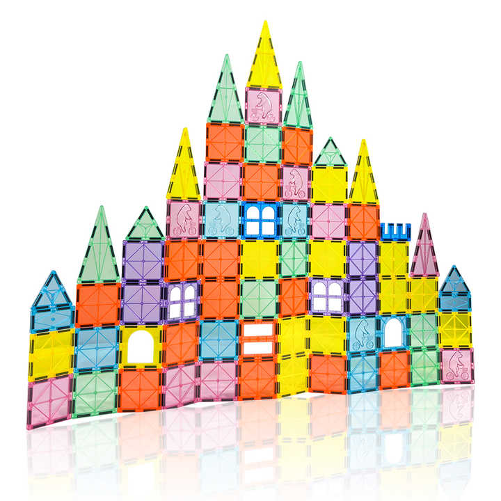 البلاط المغناطيسي 3D ديي بيع العام الساخن ، مجموعات كتلة البناء Hot Sale 3D DIY Magnetic Tiles, Building Block Sets