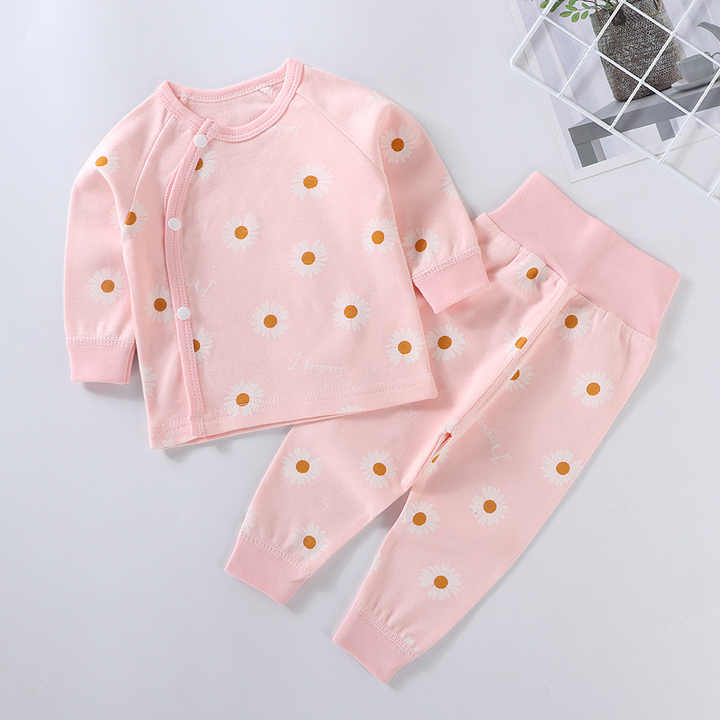 طقم بيجامة قطنية للأطفال جديدة رائجة البيع بالجملة ، طقم ملابس داخلية دافئة للبنين ، ومجموعة خريف للبناتNew hot sale wholesale children's cotton pajama set, boys' warm underwear set, and girls' autumn set
