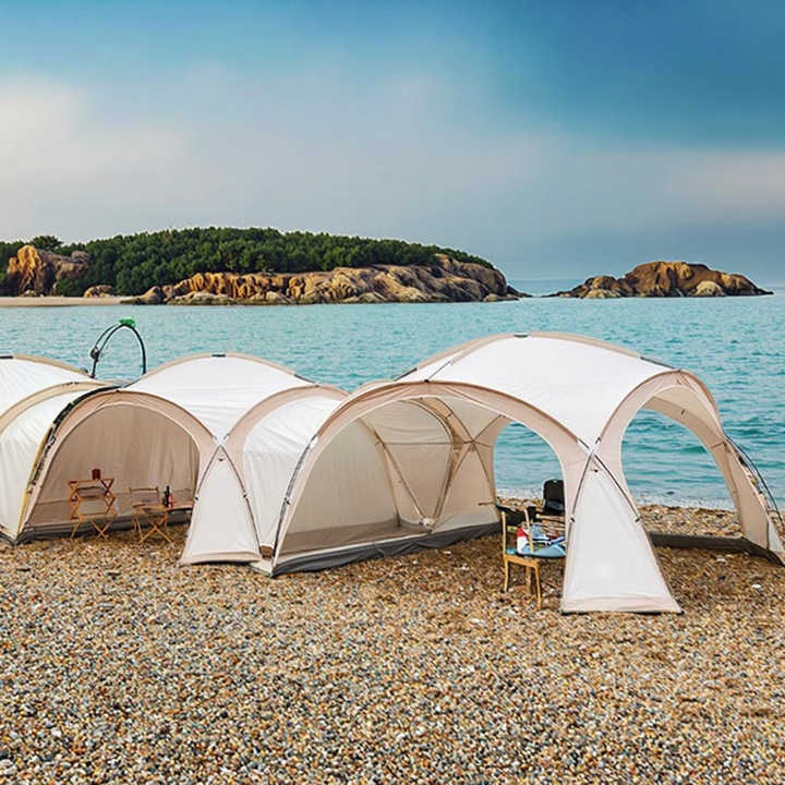 Factory Wholesale Oxford Fabric Large Sun Protection Dome Canopy Spherical Awning Style Outdoor Camping Dome Tent