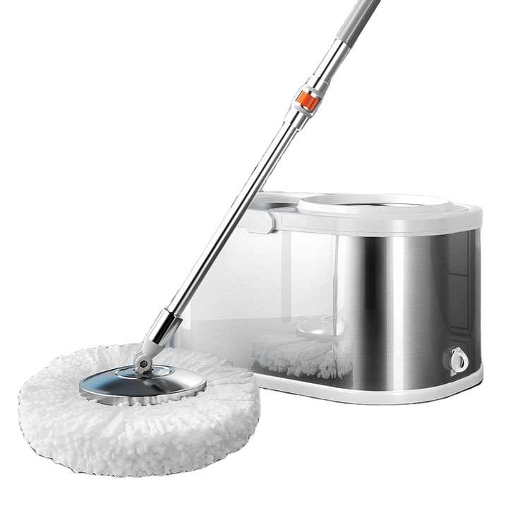 Rotating bucket dust removal tools