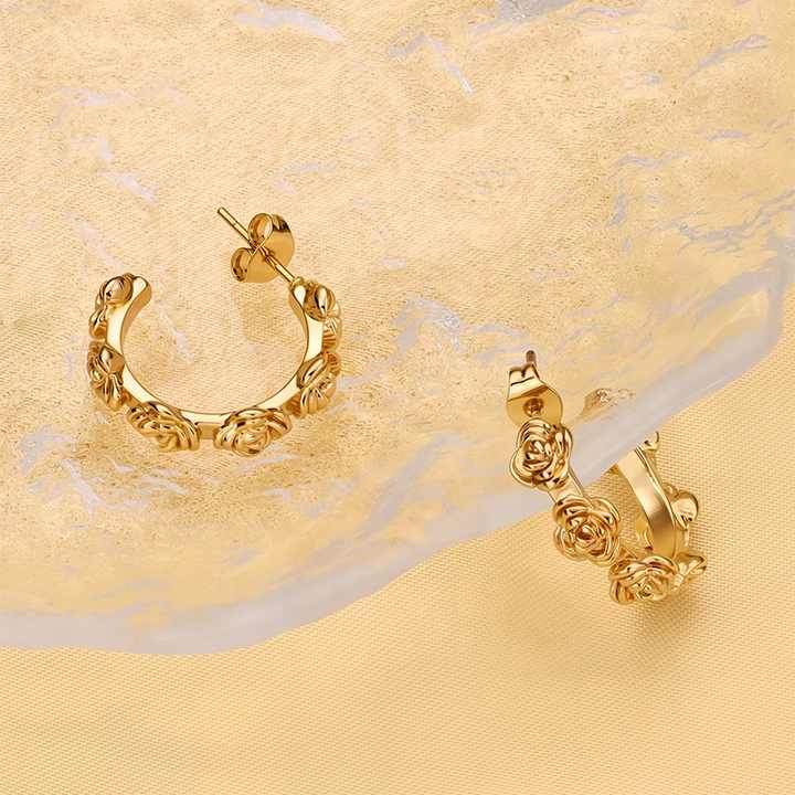 Stainless Steel Hoop Earrings