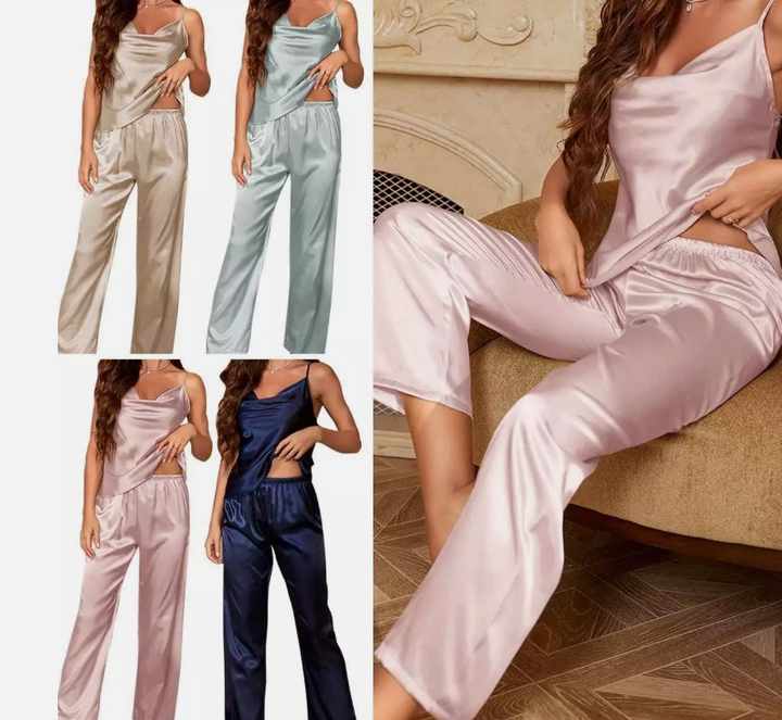 Women's long-sleeved pajamas