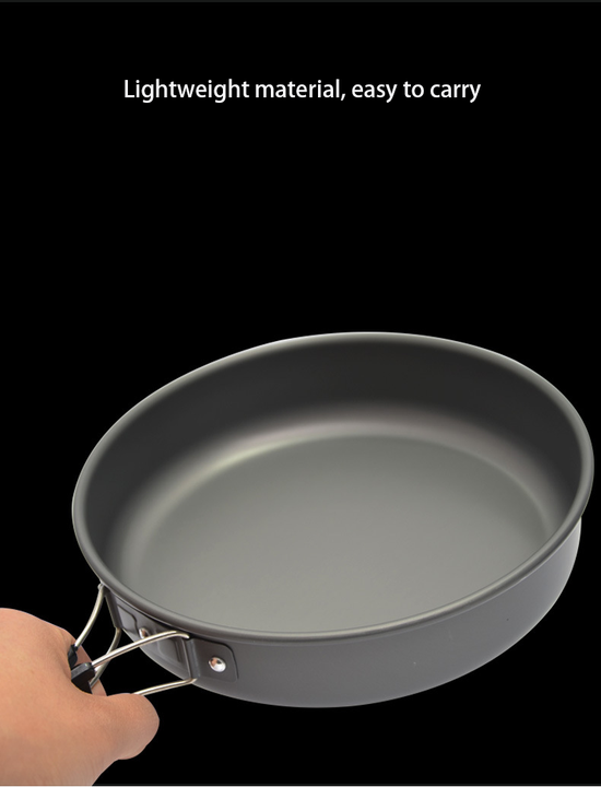 Portable 2 3 Person Non-Stick Compact Flat Camping