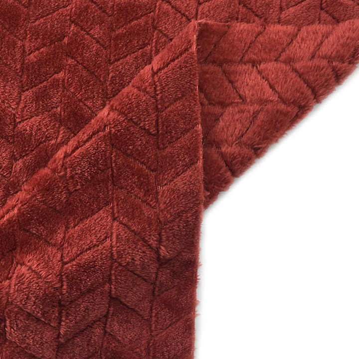 KINGCASON Tela Peluche Recycled-Jacquard Flannel Wool Fabric