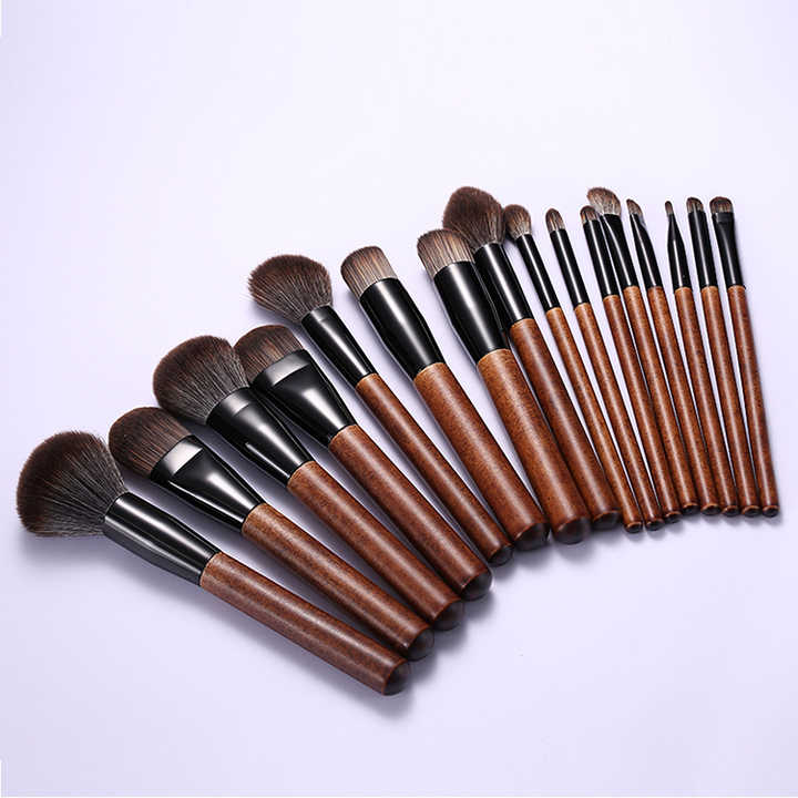 Label Makeup Brush Setمجموعة فرش مكياج عالية الجودة