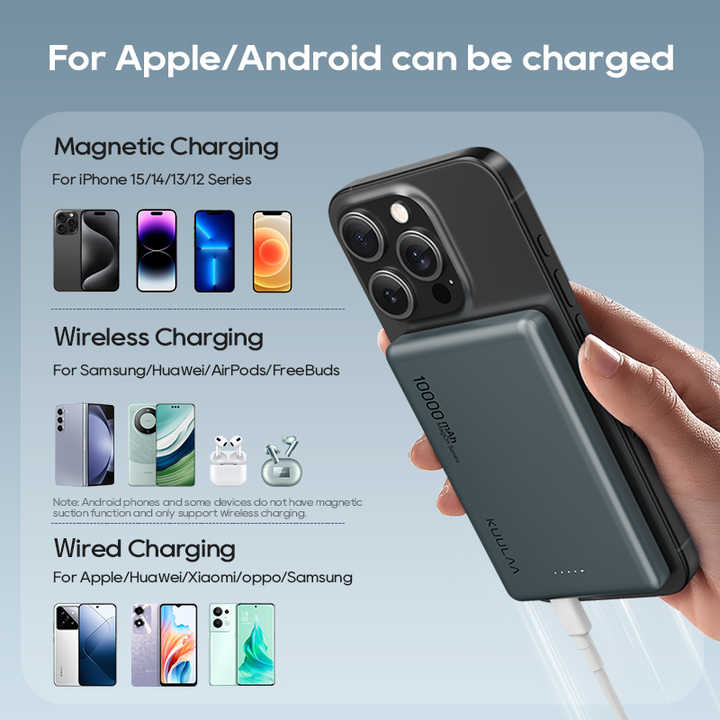 بنك طاقة لاسلكي بسع . Power Bank, Custom