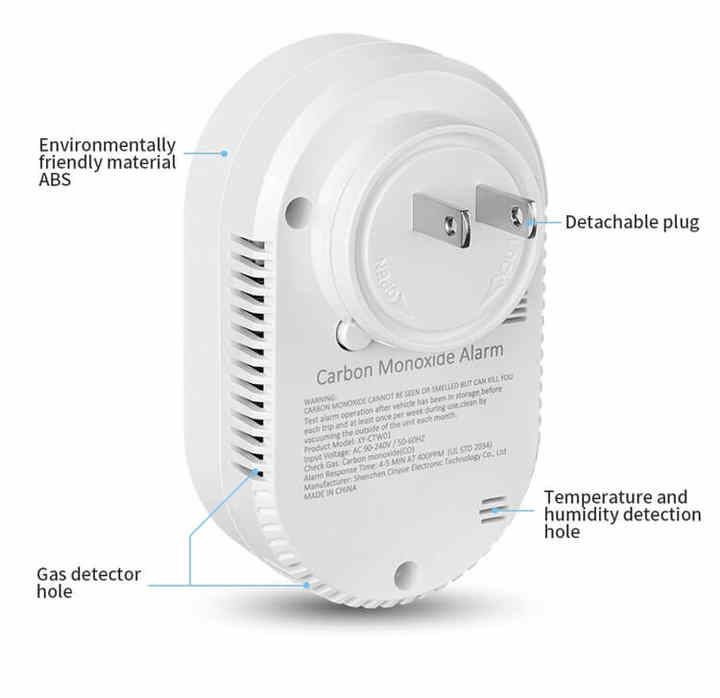 Plug in Carbon Monoxide Detector