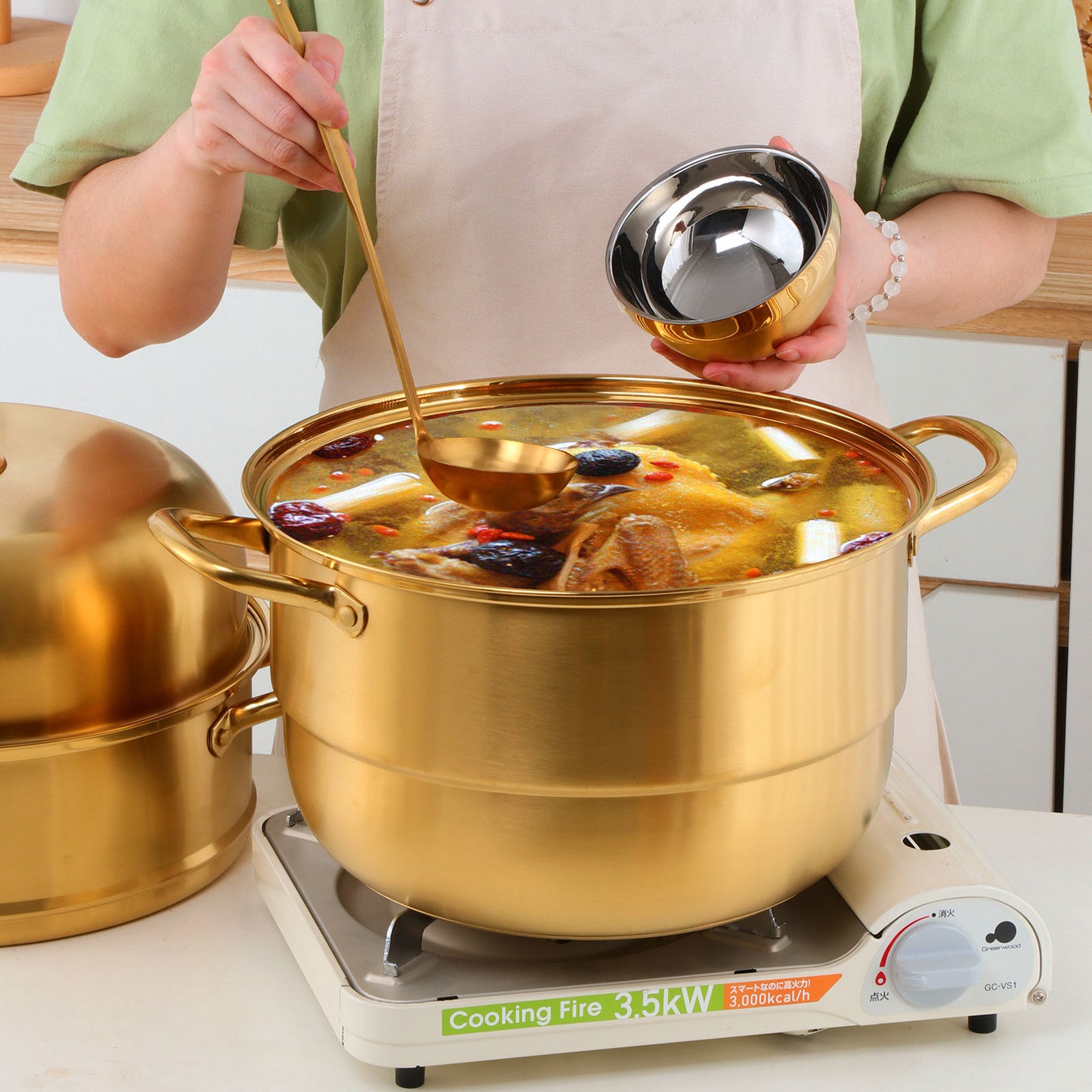 مجموعة أواني اطقم طبخ