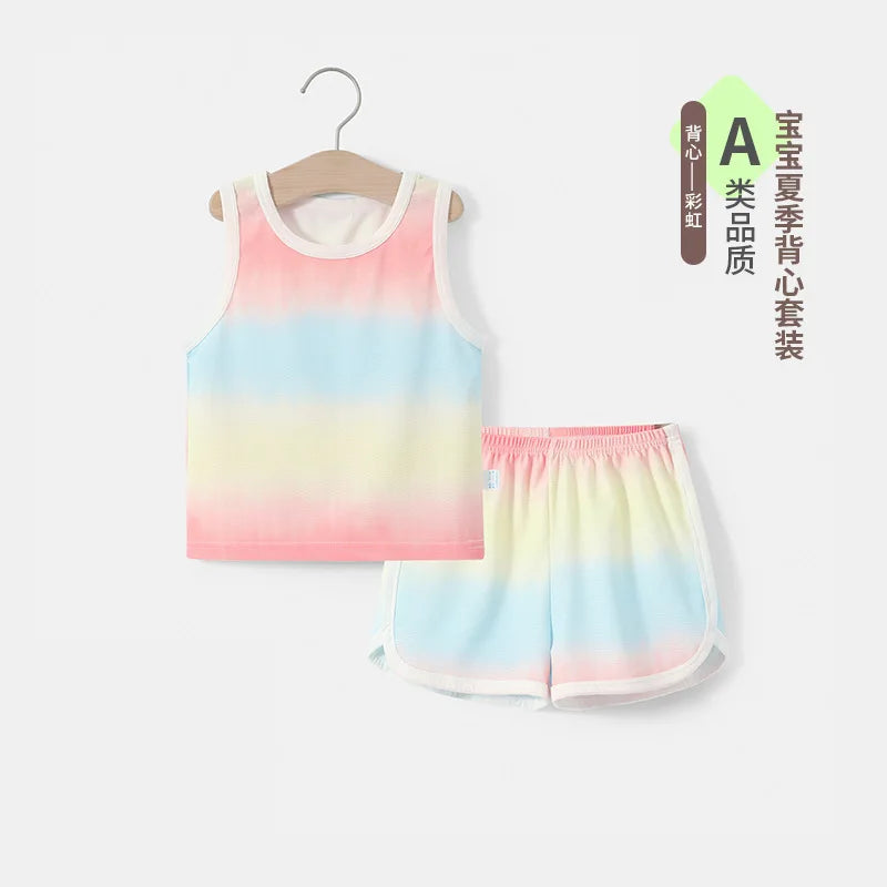 مجموعة ملابس أطفال صيفية - Shorts Set Girls'