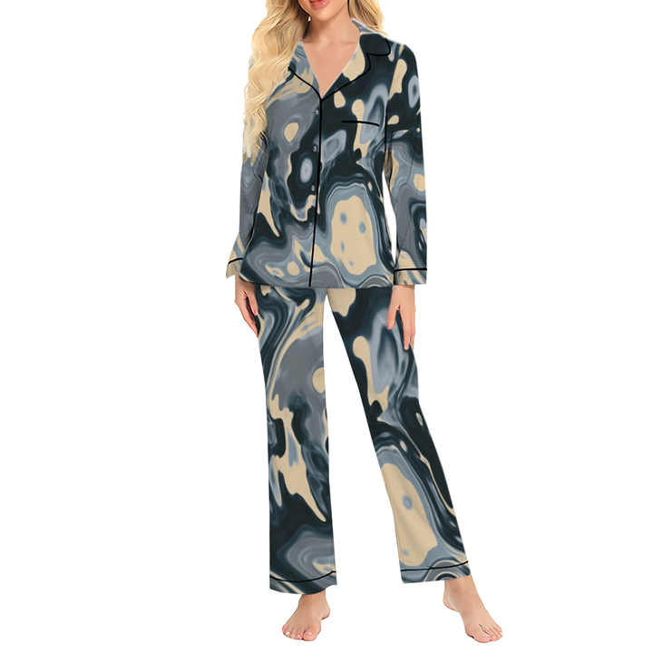Women's Silk Satin Pajama Set