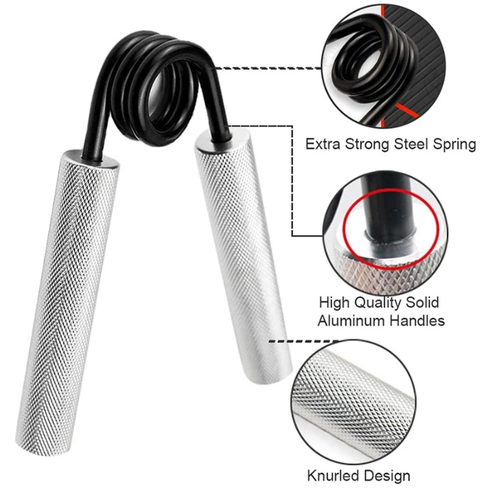 Aluminum forearm trainer