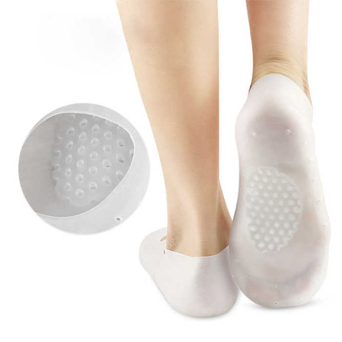 SEBS Moisturizing Silicone Heel Sleeve, Gel Compression Socks for Heels