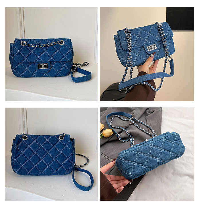 Women's denim handbag