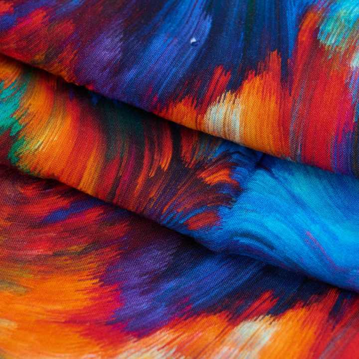 High Quality Rayon Fabric Voile Print