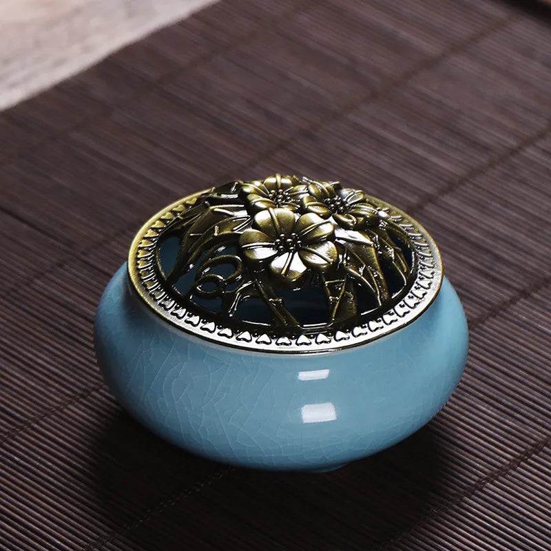 Colorful incense burner