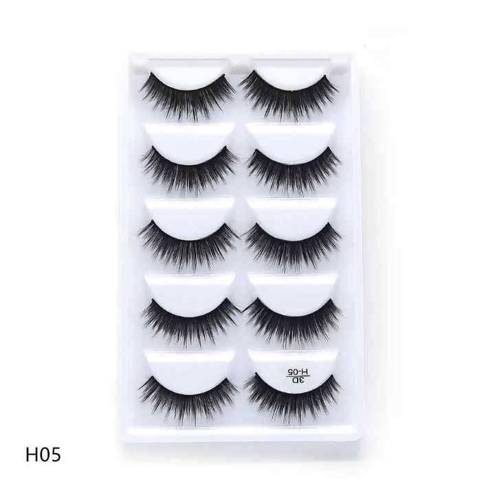 pairs of false eyelashes