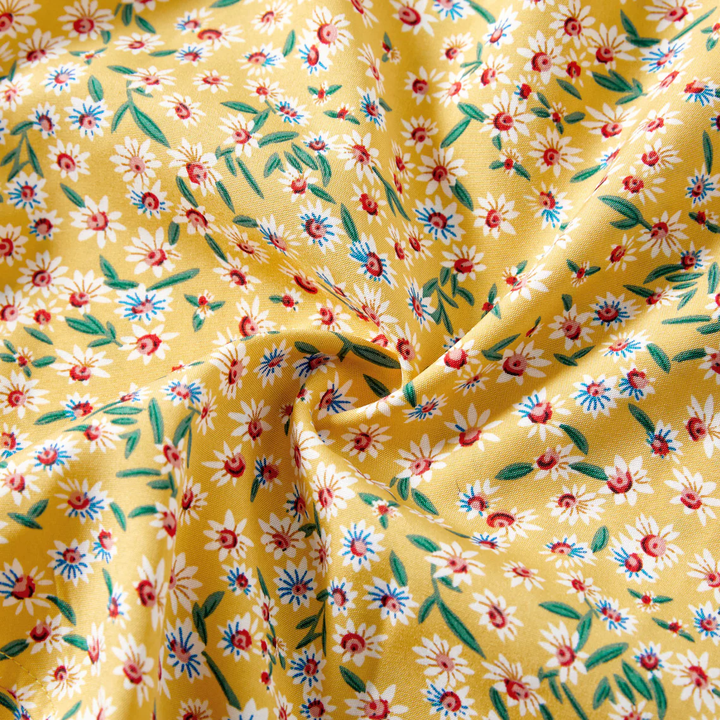 Customizable Mother and Daughter Dress Spring Summer Mother and Child Printed Dress Set