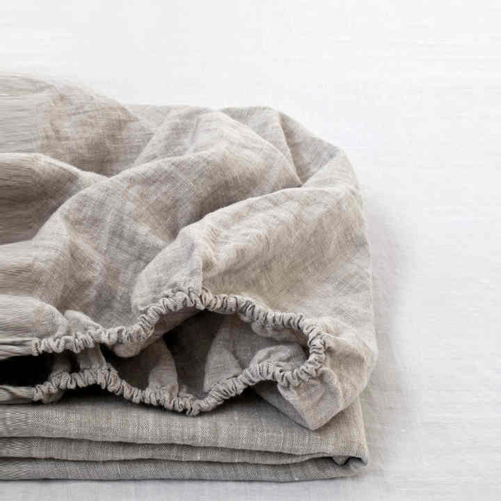 Natural French Linen Bedspreads