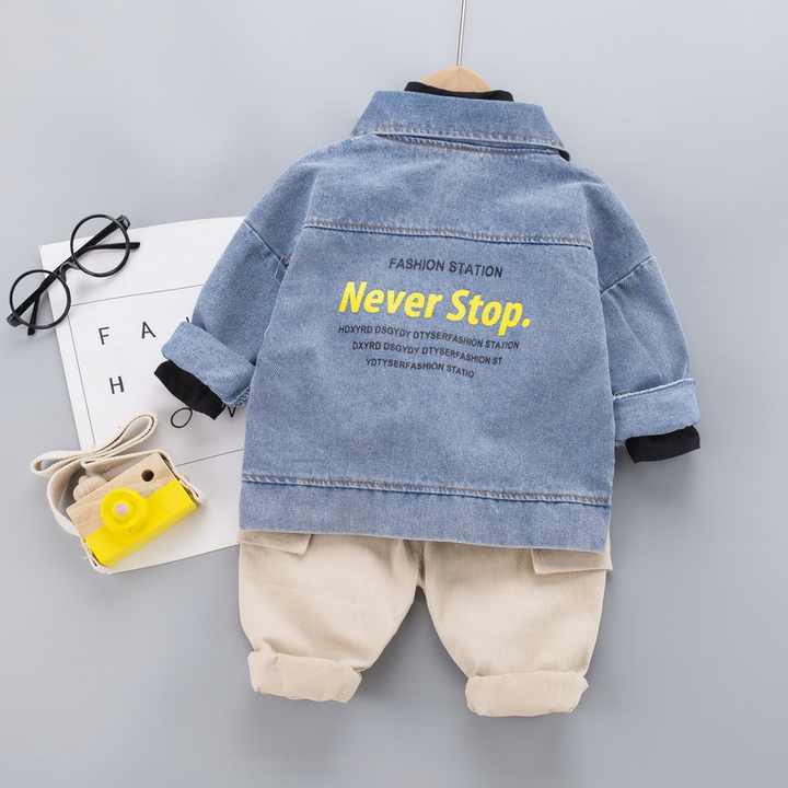 Boys' jeans clothing set
