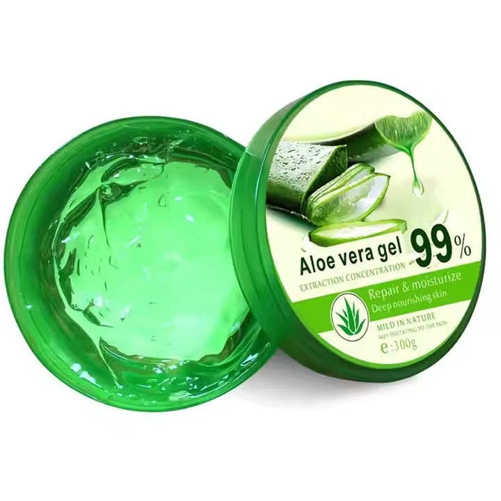 Aloe Gel Pure 99% Natural Aloe Vera - Sample of Moisturizing Aloe Vera Gel for Face Care