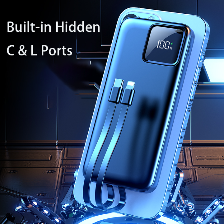 بنك طاقة محمول 10000 مللي أمبير في الساعة . 10000mAh Portable Power Bank Universally Compatible