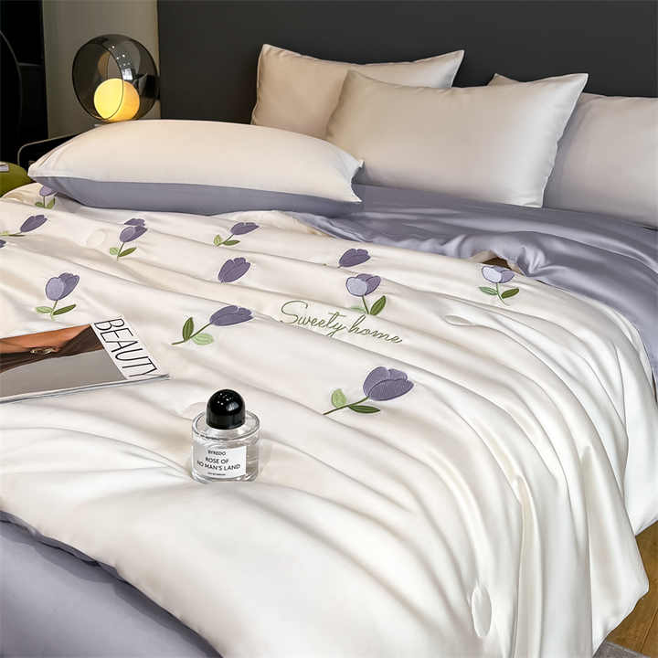 Luxury Bedding Set Full Embroidery Series Exquisite