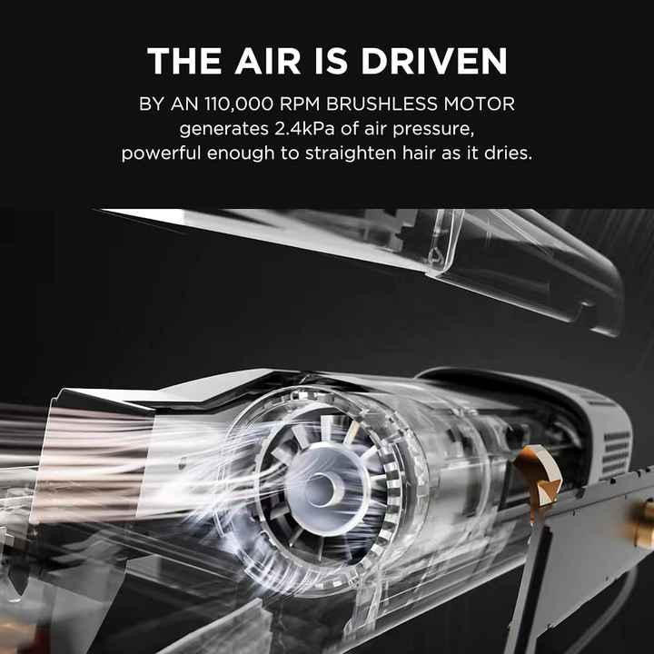 Customizable 2-in-1 High-Speed Airflow Hair Dryer.