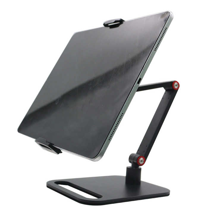 The newly developed 360-degree rotating mobile phone and tablet holder.