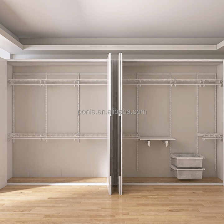 Ponie 1.5M Suit Modern MDF Walk-in Wardrobe