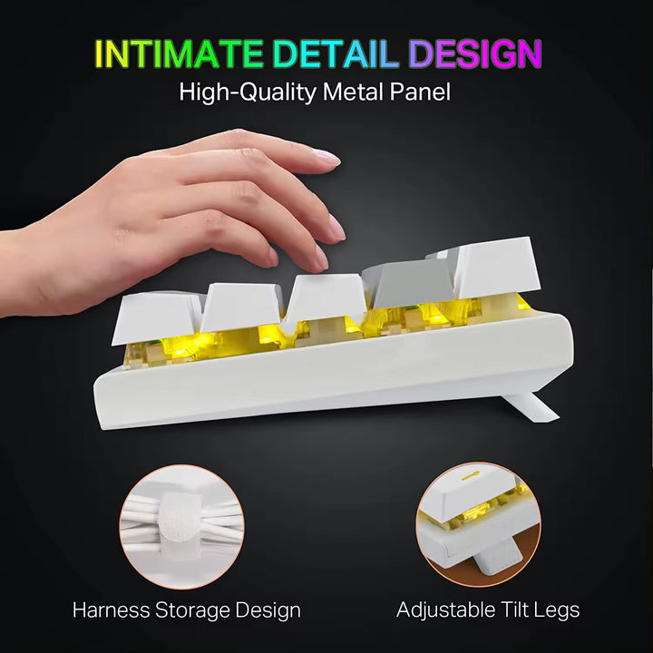 لوحة مفاتيح ثنائية الألوان