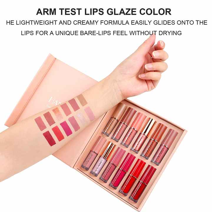 12PCS Matte Liquid Lipstick Set Multi Colors LipGloss