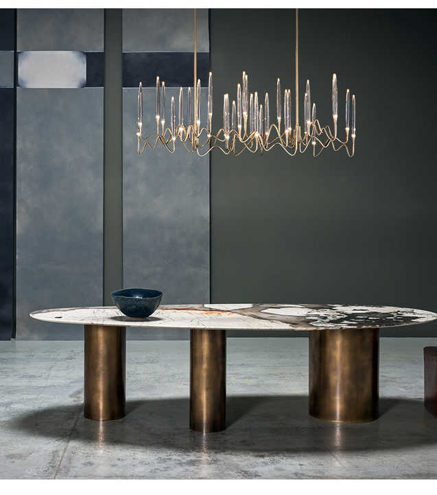 Luxury gold lamp lighting