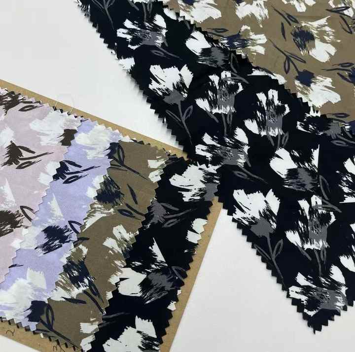 Floral Print Garment Skirt Fabric