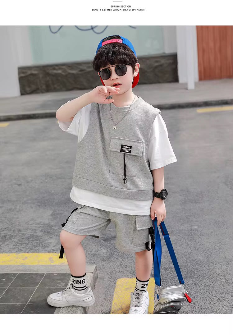 New boys' summer suit shorts