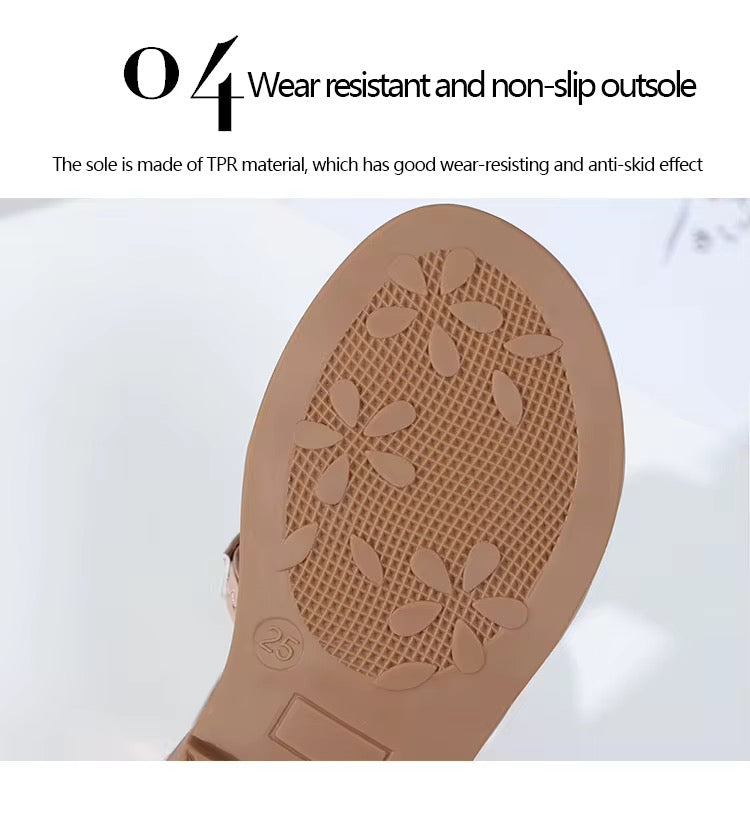 Children's Slippers, Parent-Children's Slippers, Girls' Beach Shoes, Big Boys' Anti-Slip Sandals - For Winter and Spring