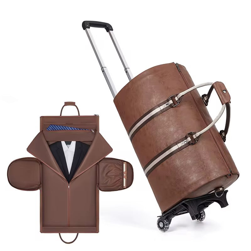 حقيبة سفر جديده بعجلات جاد صناعي - industrial wheeled travel bag