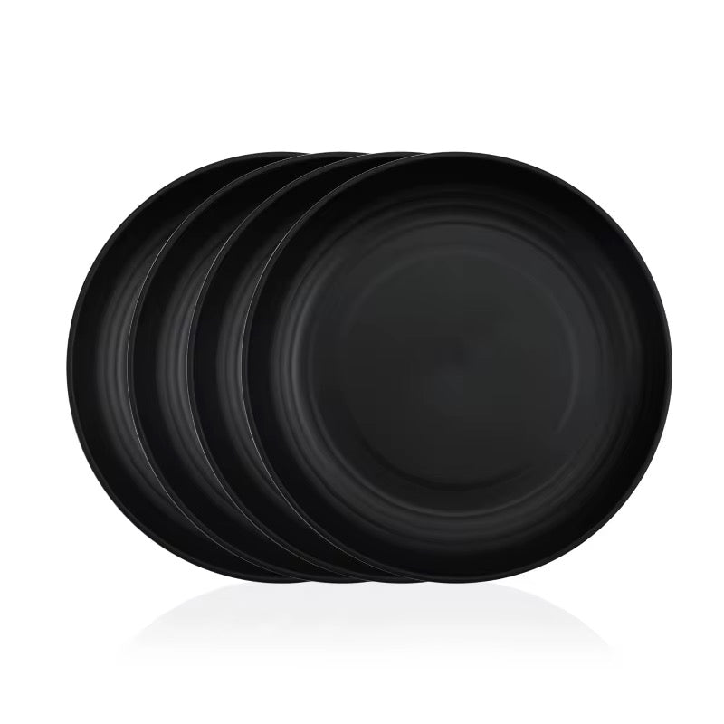 أطباق عشاء منزلية قابلة للتحلل - Household Disposable Round Wheat