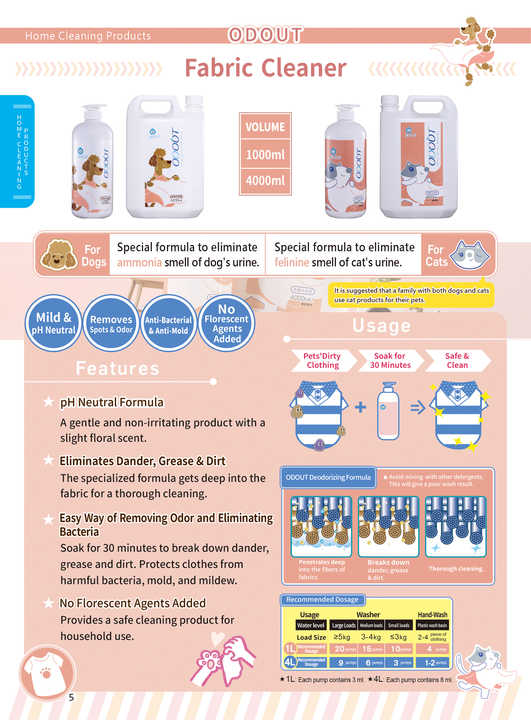 الحيوانات الأليفة منظفات الغسيل Pet laundry detergents