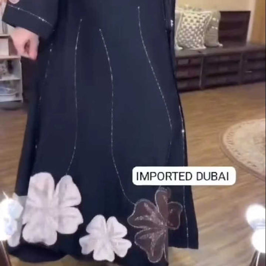 Elegant black abaya 
