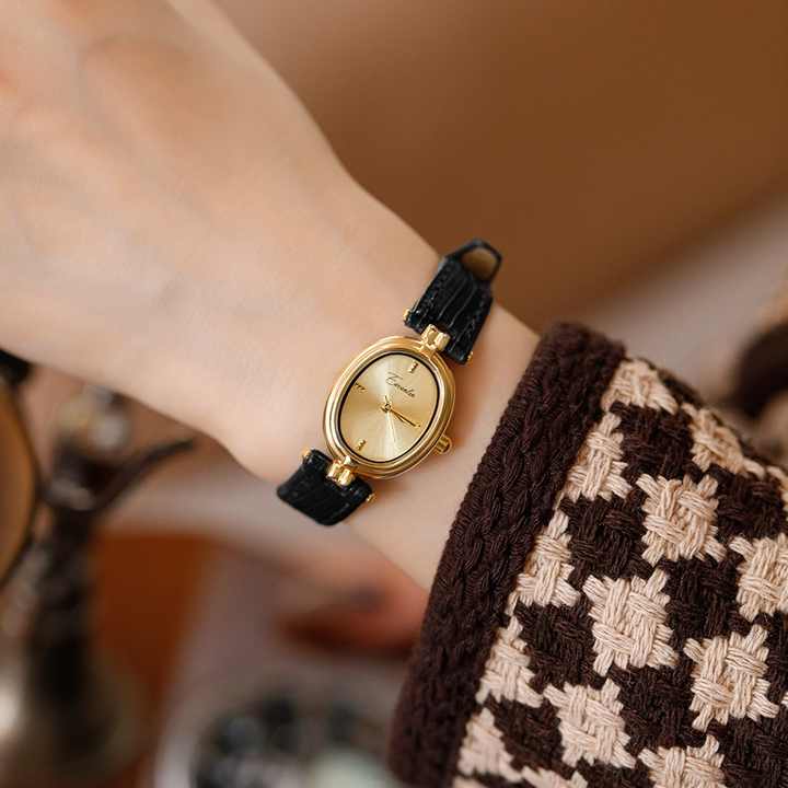 ساعة Aimgal كوارتز فرنسية عتيقة بشعار قابل - Aimgal Customizable Logo French Vintage Quartz