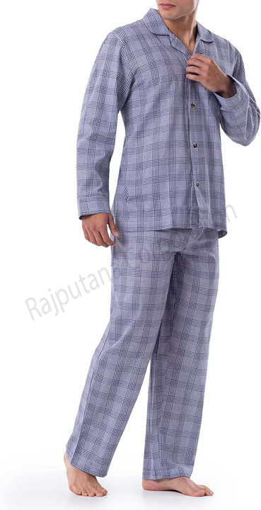 طقم ملابس نوم رجالي من الفلانيل | قميص . Men's Flannel Sleepwear Set | 100%