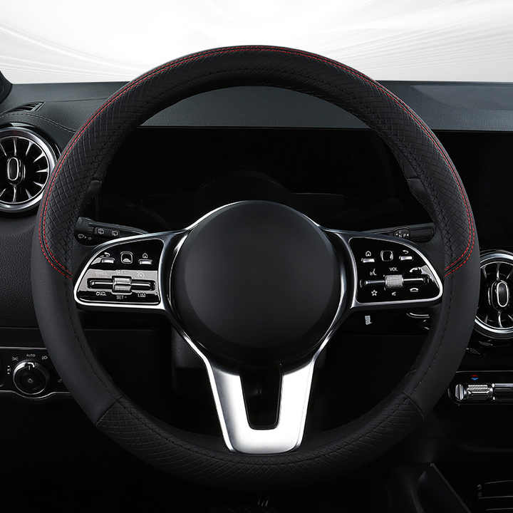 18 Inch Two-Tone PVC Semi-Truck Steering Wheel Cover 