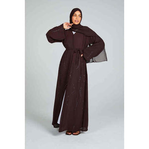 Premium Chiffon - Open Abaya 