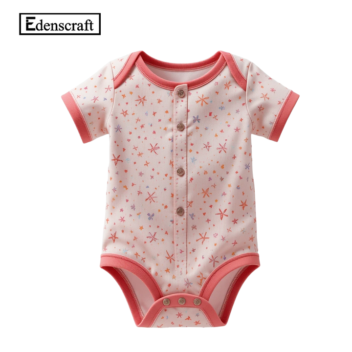Unisex Summer Organic Cotton Baby Clothes 