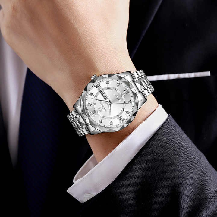 Luxury men's watches waterproof luminous calendar 