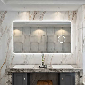 High Quality Home Decor Anti-fog Smart Touch LED Mirror 