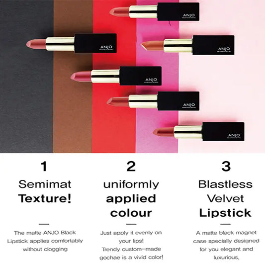 Velvet Coral Korean Skin Care Beauty LIP Matte Makeup Sets 